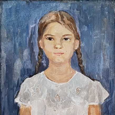 Сергей Романович — Портрет дочери, 1943 (холст, масло)