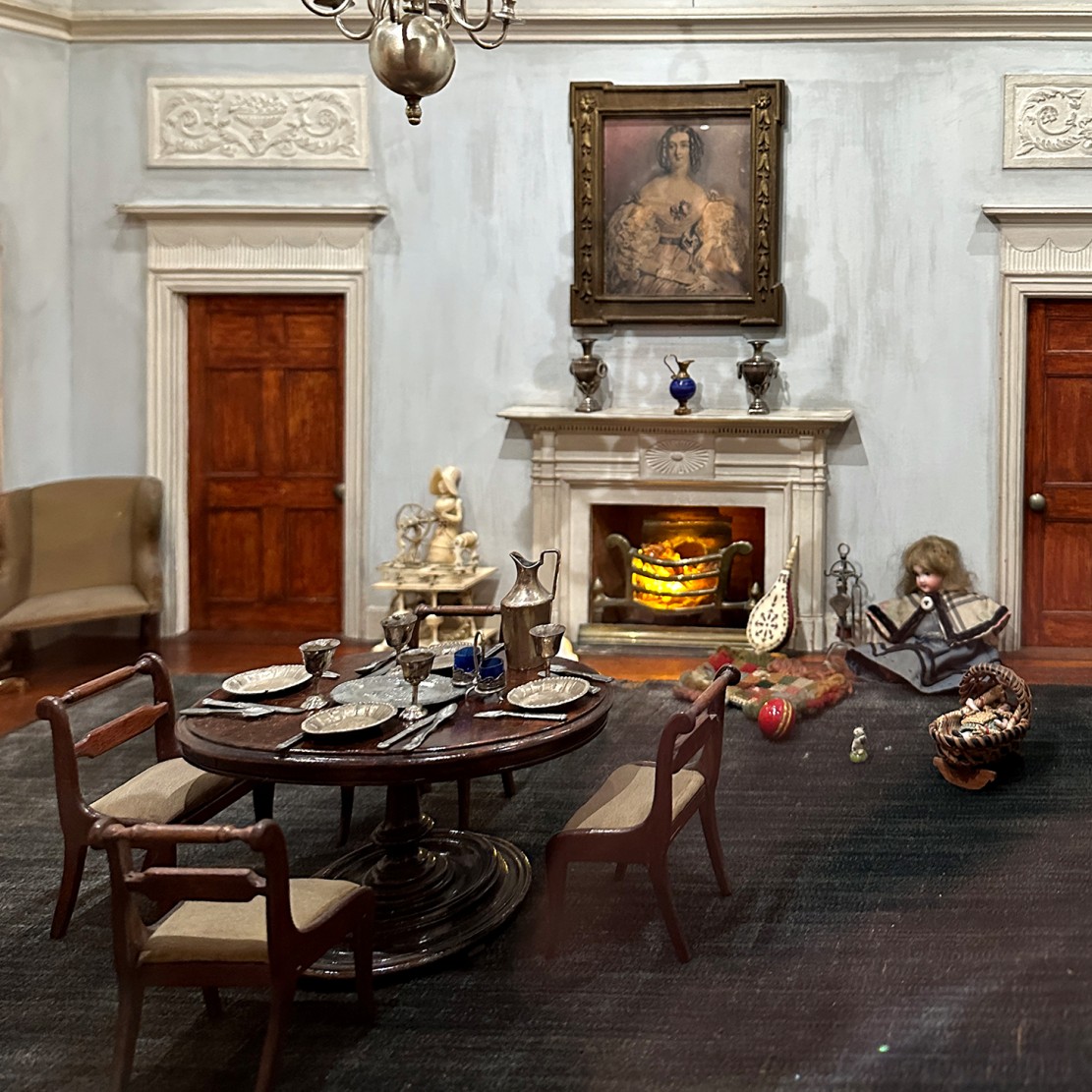 Английская гостиная. XVIII в. (фрагмент).