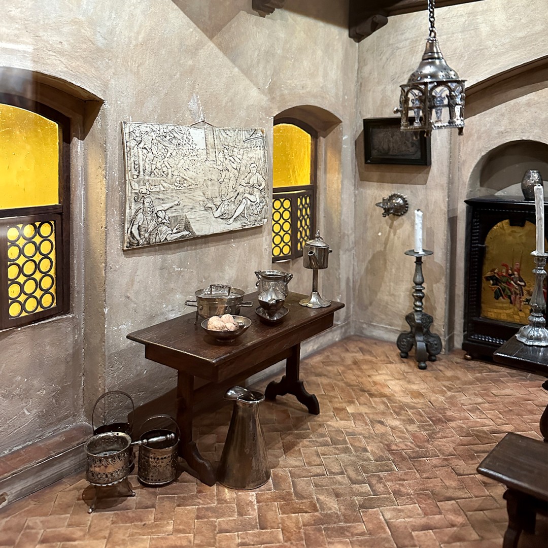 Испанская гостиная. XVIII в. (фрагмент).