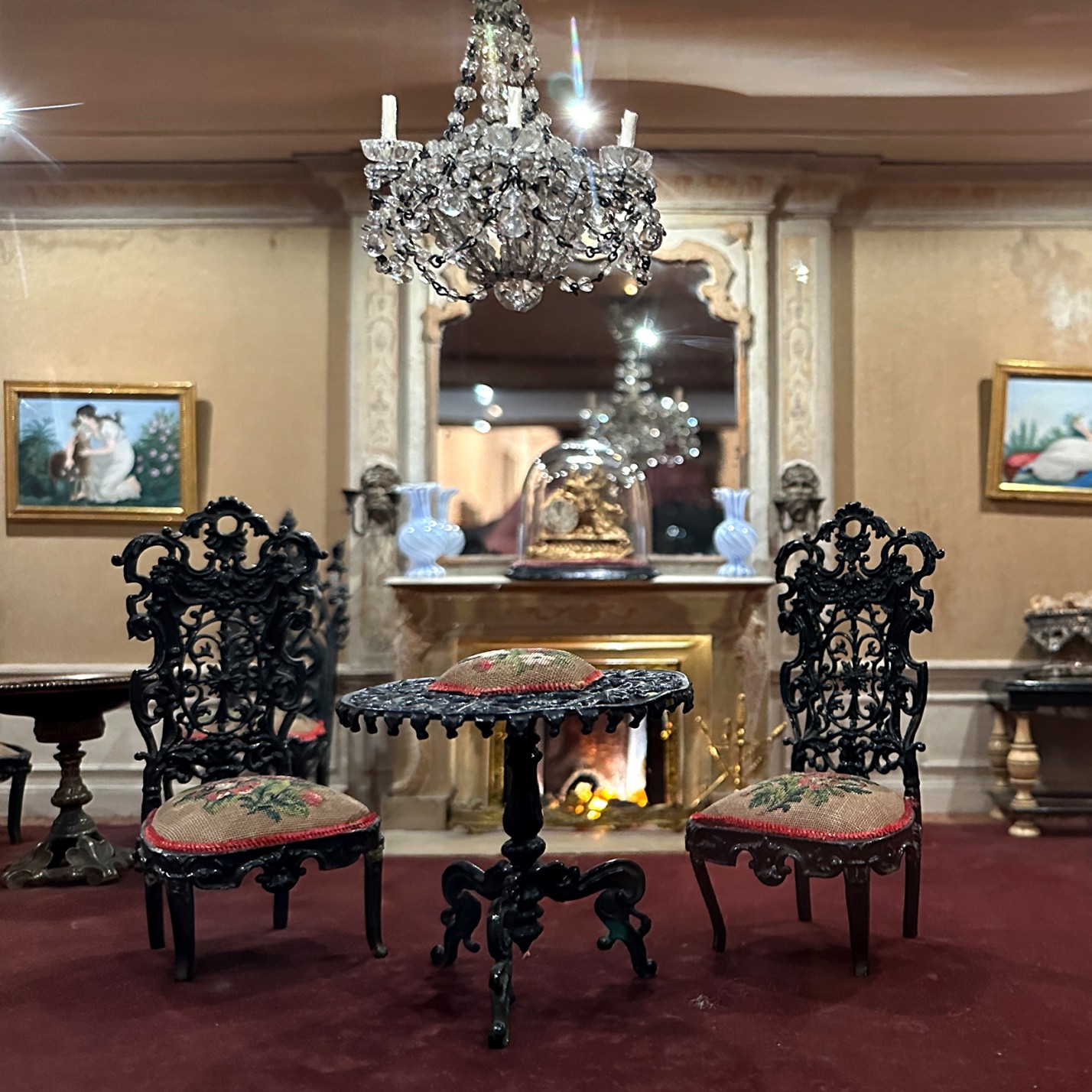 Итальянская гостиная. XVI в. (фрагмент).