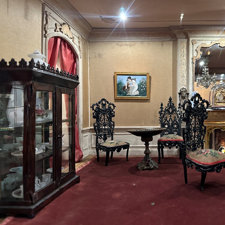 Итальянская гостиная. XVI в. (фрагмент).