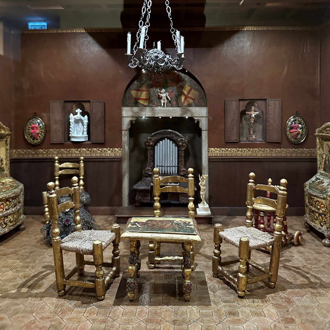 Итальянская гостиная. XVII в. (фрагмент).