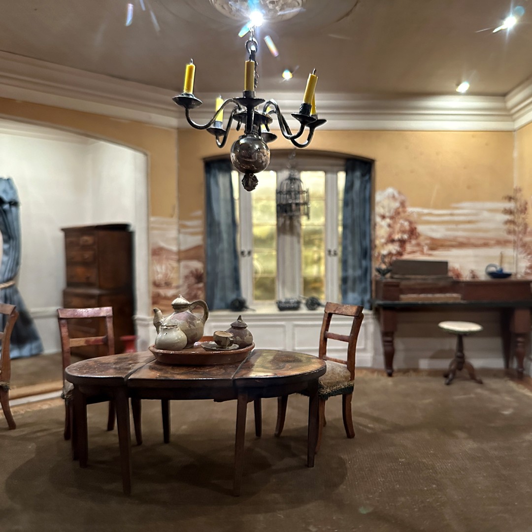 Раннеамериканская гостиная. Начало XIX в. (фрагмент).