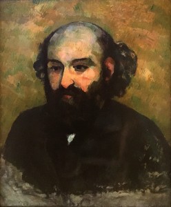 Поль Сезанн - Автопортрет, ок. 1880-81 гг. (холст, масло - гос. Эрмитаж, колл. О. Кребса)