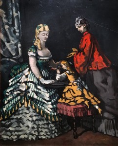Поль Сезанн - Сцена в интерьере (Сцена в комнатах), 1869-71 (холст, масло - Пушкинский музей МСК)