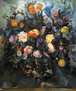 Поль Сезанн - Цветы, 1902-1903 (холст, масло - Пушкинский музей МСК)