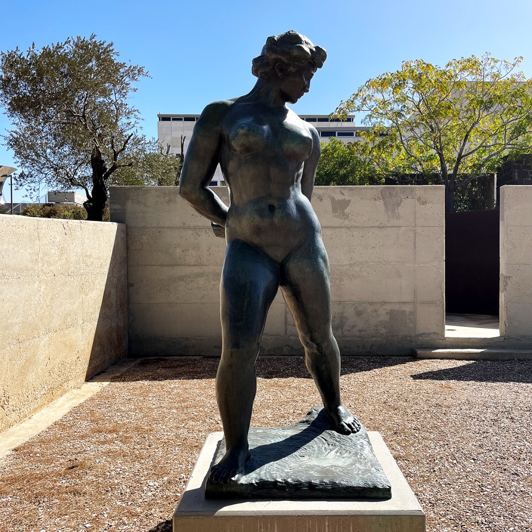 Аристид Майоль — Обнаженная со связанными руками, 1905 (бронза)