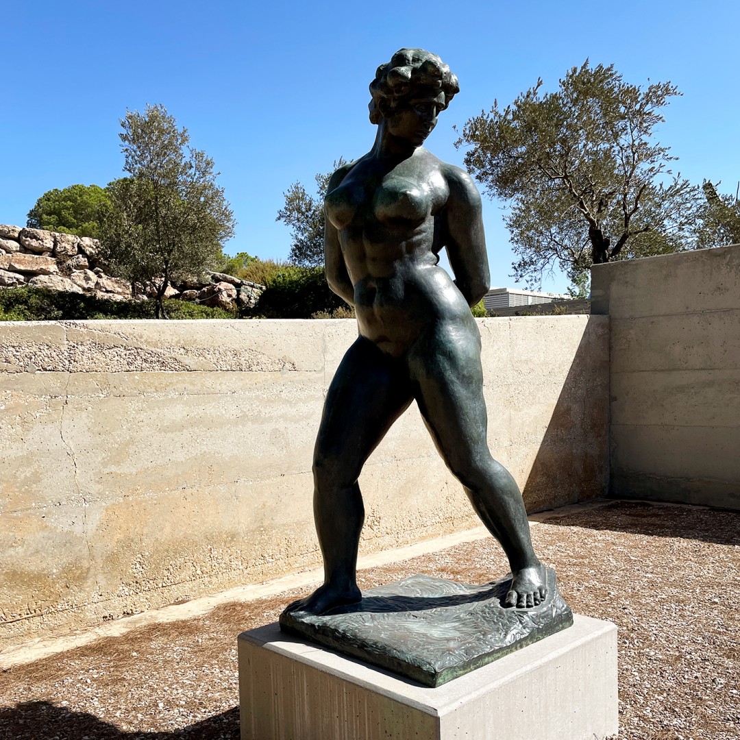 Аристид Майоль — Обнаженная со связанными руками, 1905 (бронза)