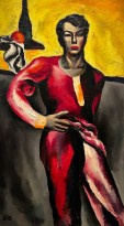 Олег Целков — Автопортрет, 1956 (холс