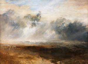 Breakers on a Flat Beach 1835-40