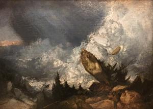 The Fall of an Avalanche in the Grisons exhibited 1810
