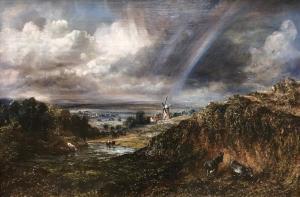 Hampstead Heath with a Rainbow 1836
