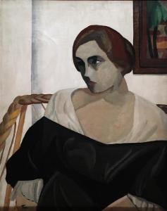 Адольф Федер - Женский портрет, 1915