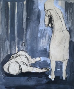 Александр Арефьев - Две фигуры, 1948