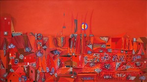 Альфред Пеллан - Красный сад, 1958