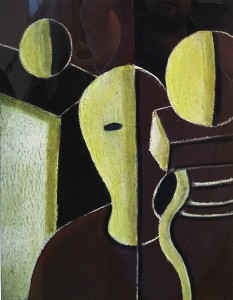 Василий Дьяков - Портрет с шарами, 2012