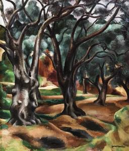 Габриэль Фурнье - Деревья, 1919