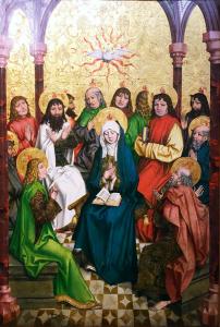 Ганс Леу - Троица. Сошествие святого Духа, 1495 (Цюрих)