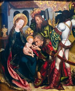 Ганс Фрис - Поклонение волхвов, 1490 (Цюрих)
