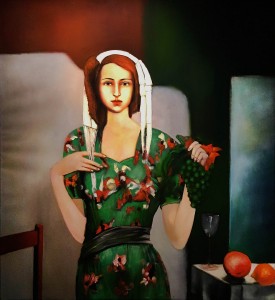 Дитер Вайденбах - Дочь Клаудия, 1988 (холст, масло, 120х110)