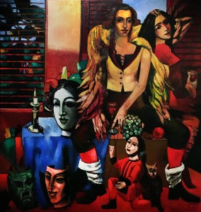 Дитер Вайденбах - Каза виа дель Корсо, 2007 (холст, масло, 180х190 см)