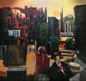 Дитер Вайденбах - Римский форум, 2007 (холст, масло, 190х180 см)