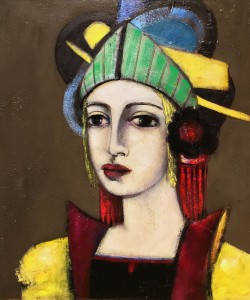 Дитер Вайденбах - Серия 'Русские девушки', Нина, 2018 (холст, масло, 60х50)