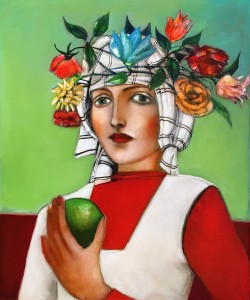 Дитер Вайденбах - Серия 'Русские девушки', Ольга, 2018 (холст, масло, 60х50)