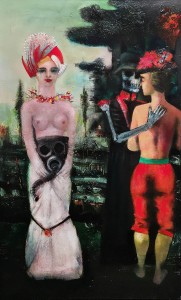 Дитер Вайденбах - Фландрия (триптих), левая часть, 2015, (холст, масло)