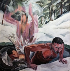 Дмитрий Просянников - Прорубь, 2017 (холст, масло)