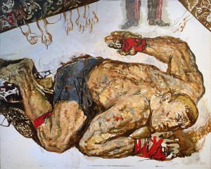 Елизавета Березина - Нокдаун, 2011 (холст, масло)