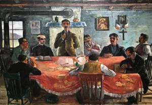 Жан Поль Лемье - Деревенский сход, 1936