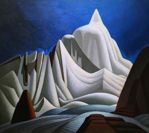 Заснеженные горы. Живопись Скалистых гор VII, 1929