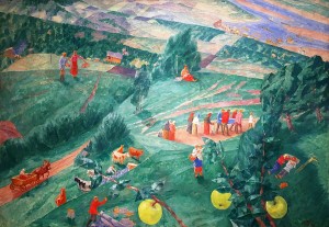 Кузьма Петров-Водкин - Полдень, лето, 1917