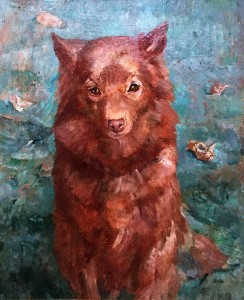 Кузьма Петров-Водкиин - Собака, 1919