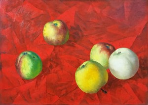 Кузьма Петров-Водкиин - Яблоки, 1917