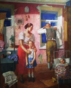 Кузьма Петров-Водкин - 1919 год. Тревога, 1934