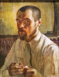 Кузьма Петров-Водкин - Автопортрет, 1907