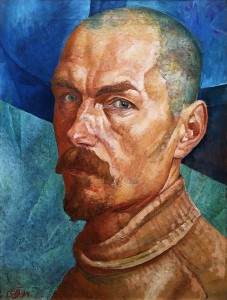 Кузьма Петров-Водкин - Автопортрет, 1918