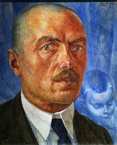Кузьма Петров-Водкин - Автопортрет, 1926-27