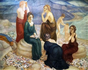 Кузьма Петров-Водкин - Берег, 1908 