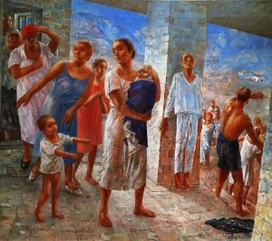 Кузьма Петров-Водкин - Землетрясение в Крыму, 1927-28