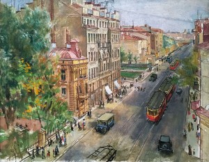 Кузьма Петров-Водкин - Кировский проспект, 1937