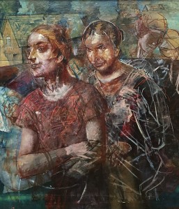 Кузьма Петров-Водкин - Колхозницы, этюд, 1937-39