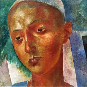 Кузьма Петров-Водкин - Мальчик-узбек, 1921