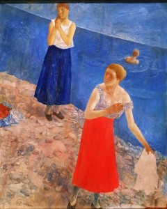 Кузьма Петров-Водкин - На берегу, 1924