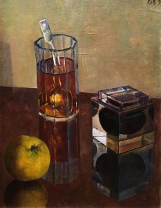 Кузьма Петров-Водкин - Натюрморт с чернильницей, 1934 