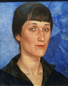 Кузьма Петров-Водкин - Портрет А. Ахматовой, 1922