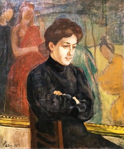 Кузьма Петров-Водкин - Портрет Жены художника, 1907