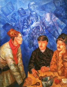 Кузьма Петров-Водкин - После боя, 1923